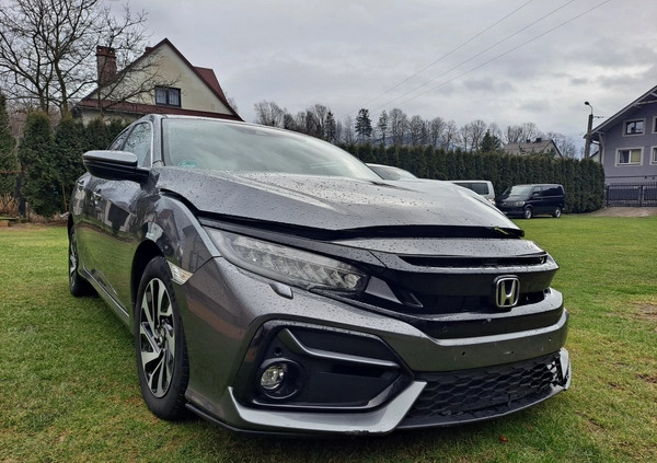 Honda Civic cena 45800 przebieg: 32000, rok produkcji 2021 z Krobia małe 301